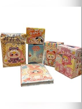Plushies bundle - Baby three, Midoo and Lucky Deer Nai.